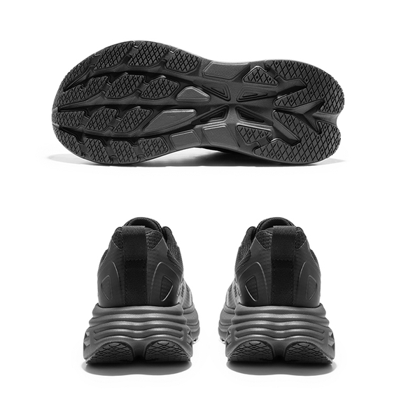 [ActiveFloat] Women's Comfortable Athletic Sneakers - ALL BLACK - 5